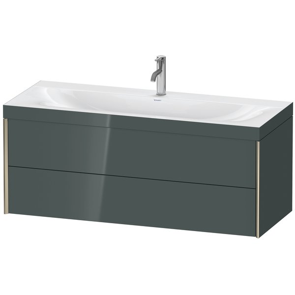 Xviu C-Bonded Wall-Mounted Vanity Dolomiti Gray High Gloss